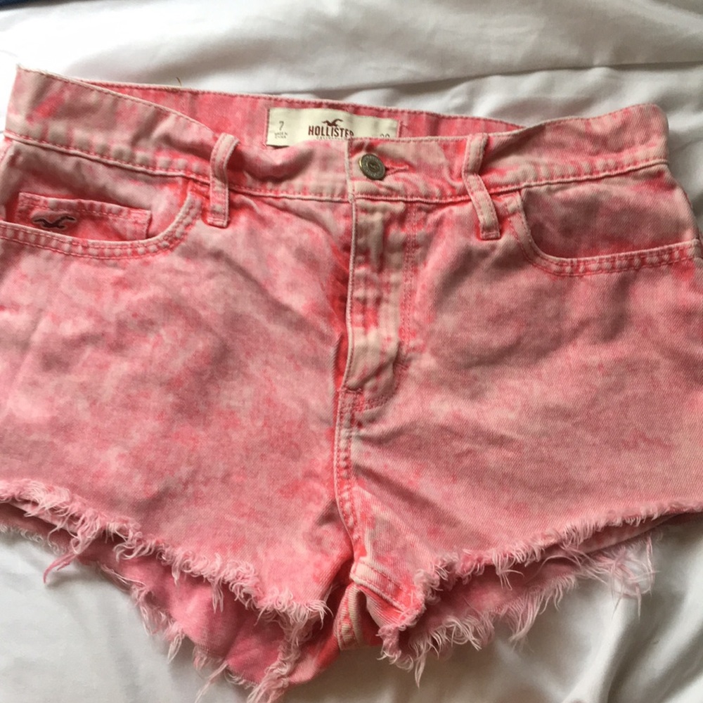 Pink Hollister shorts